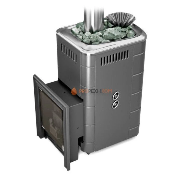 Печь для бани Термофор Таймыр 2017 Carbon БСЭ ЗК ТО антрацит