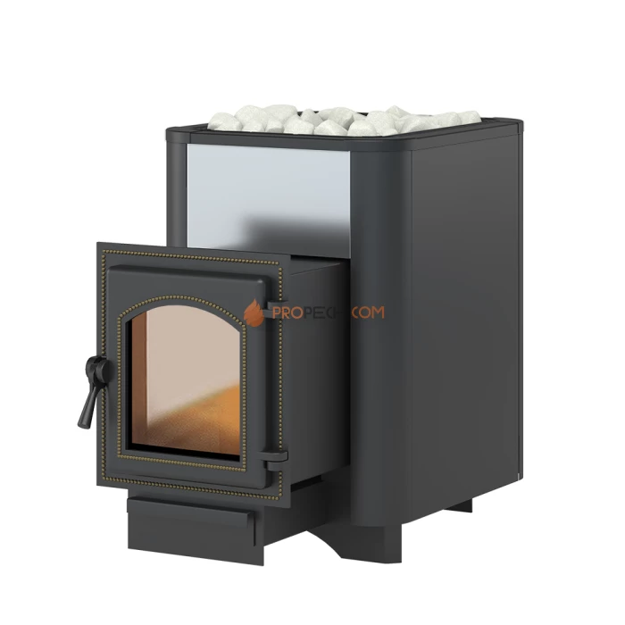 Чугунная печь для бани Везувий Сенсация 16 Антрацит (270)