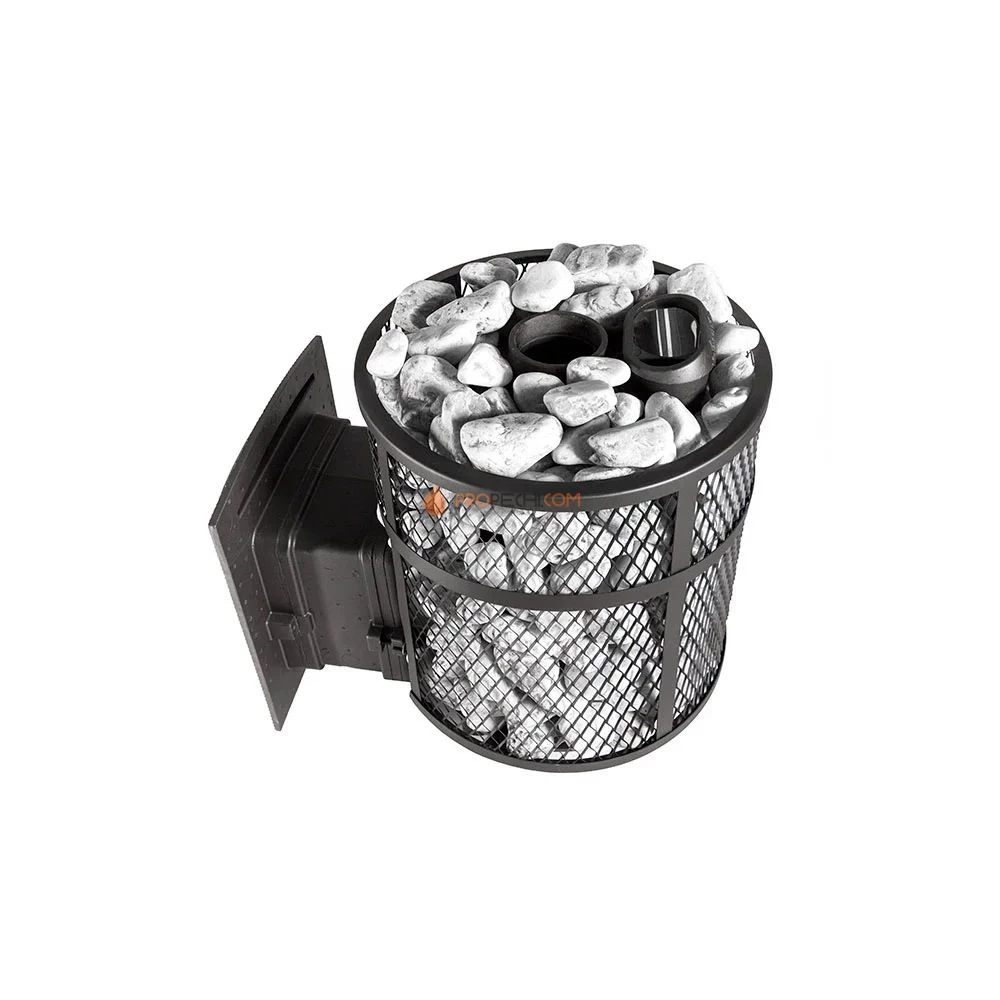 Банная печь Атмосфера-М сетка из нержавеющей стали