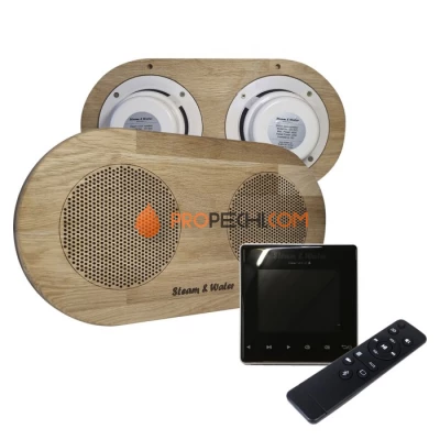 Комплект акустической системы SW 2 Black Standart Wood, двойной Овал (Встраиваемый)