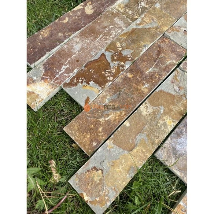 Панель Сланец мультиколор нарезка (70х300мм) упак. (20шт/0,42м2)