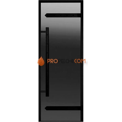 Дверь для хамама Harvia Legend ALU 8х21 стекло серое