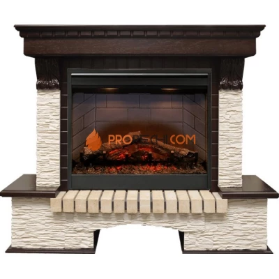 Каминокомплект Dimplex Pierre Luxe - Темный дуб / Сланец мелкий с очагом Symphony 26 inch DF2608-INT