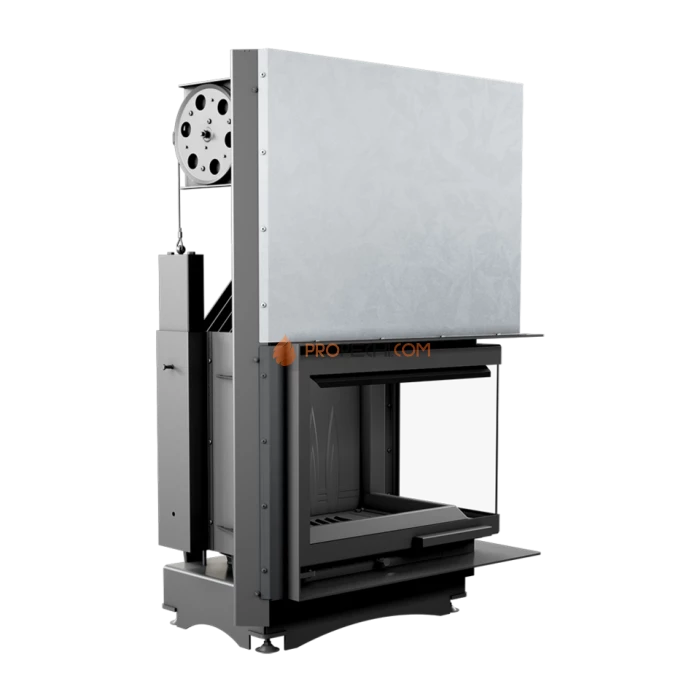 Каминная топка Kratki Maja/P/BS/G (угловое стекло справа,гильотина)