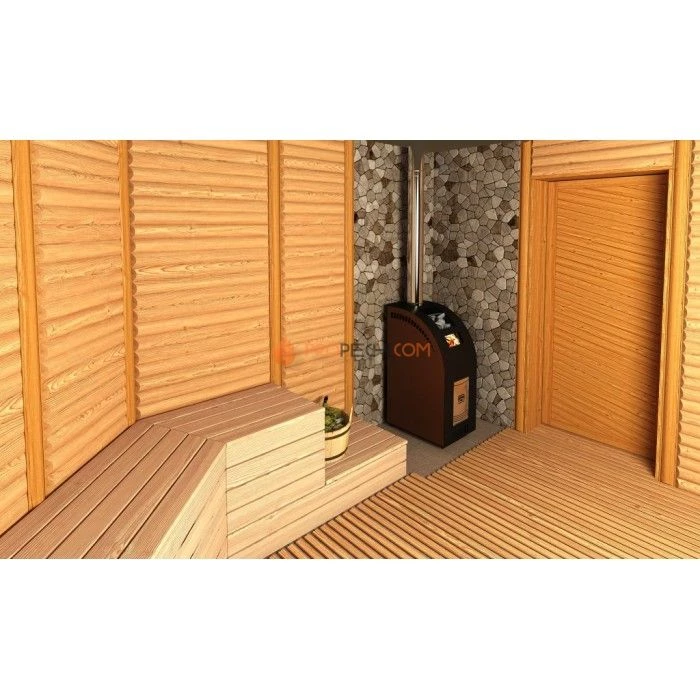 Дровяная печь для бани Теплодар Лагуна-12 ТК