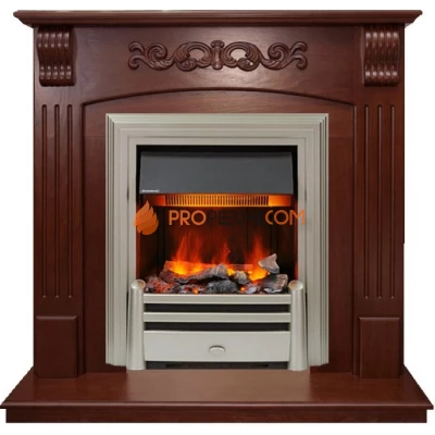 Каминокомплект Dimplex Sorrento угловой - Орех с очагом Chesford