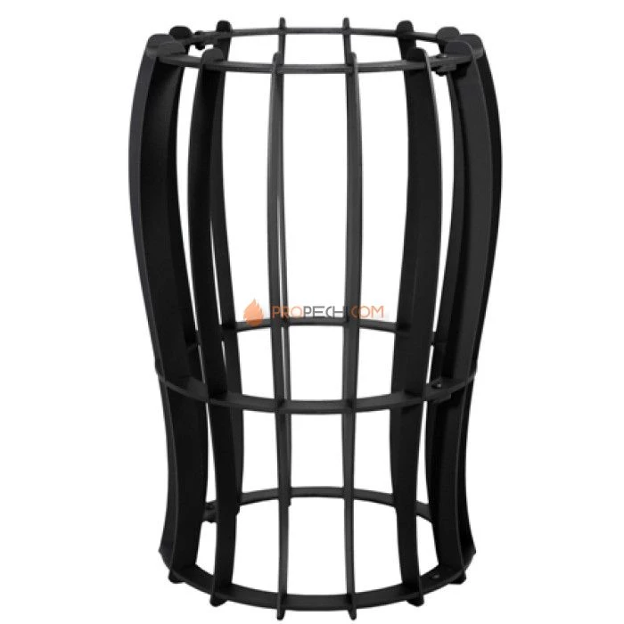 Дровяная печь для бани Вулкан Этна 26 Премиум тоннель чугун