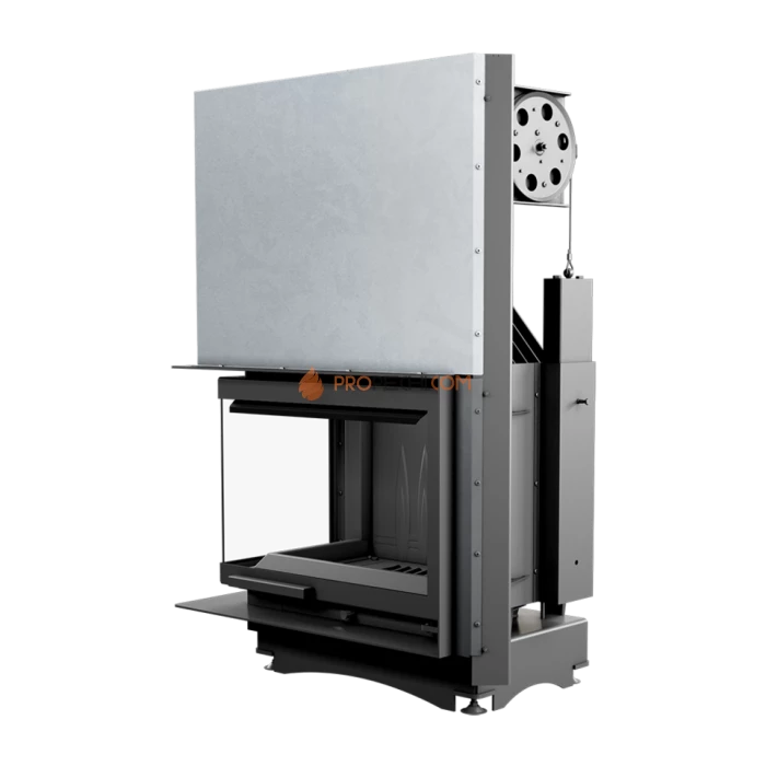 Каминная топка Kratki Maja/L/BS/G (угловое стекло слева, гильотина)