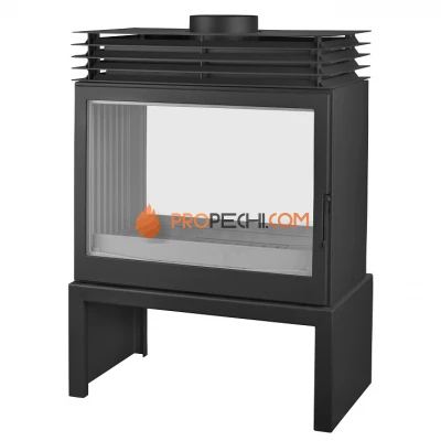Печь-камин Liseo Castiron LCI 7 GDF Stove, двусторонняя