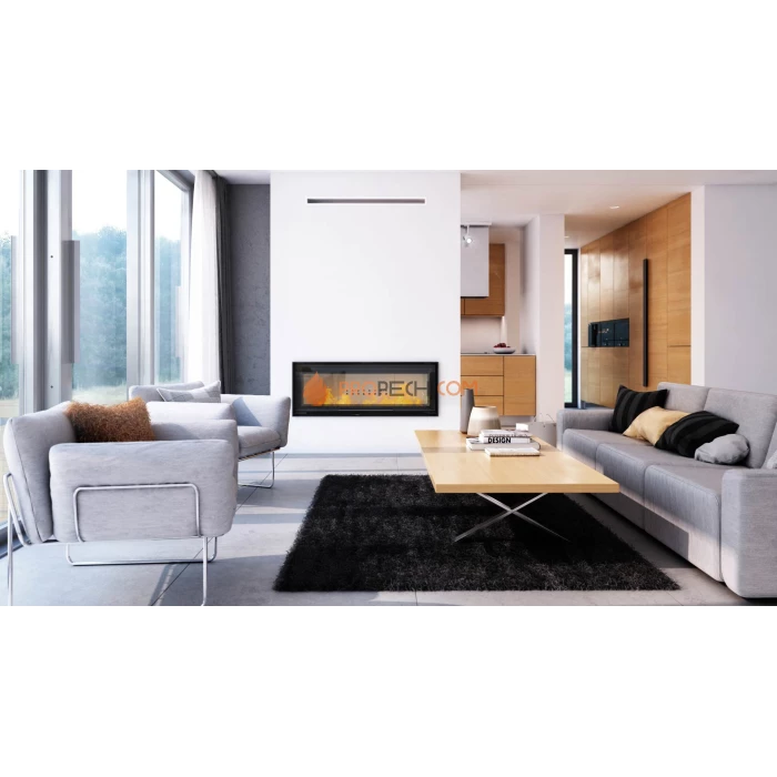 Каминная топка стальная Kratki MB120/G (22 кВт)