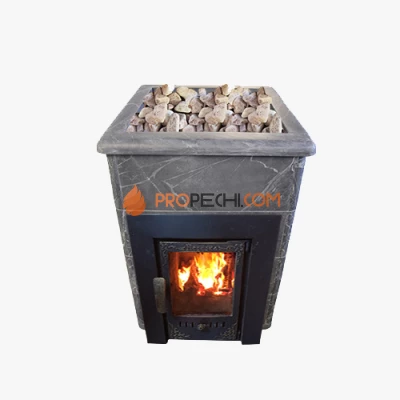 Банная печь Березка "Викинг" 15 Каменная облицовка