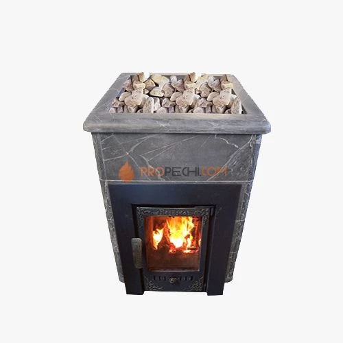 Банная печь Березка "Викинг" 15 Каменная облицовка