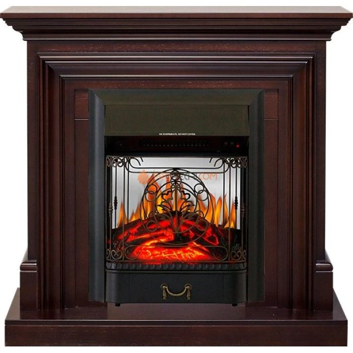 Каминокомплект Royal Flame Bradford - Темный дуб с очагом Majestic FX M Black