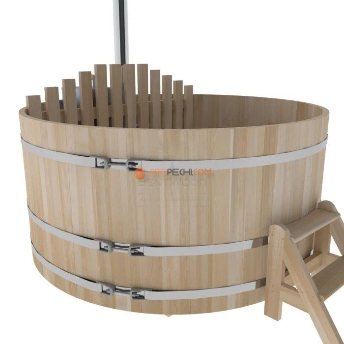 Фурако BentWood из кедра D=2.1 с внутренней печкой премиум