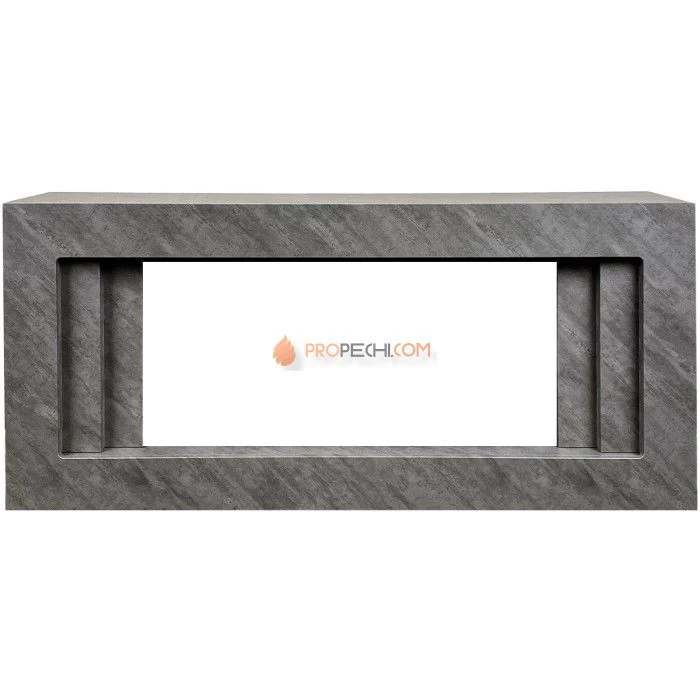 Каминокомплект Royal Flame Line 42 Concrete (Разборный) - Серый бетон с очагом Vision 42 LED