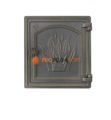 Дверка печная ВЕЗУВИЙ ДТ-4 (Бронза)