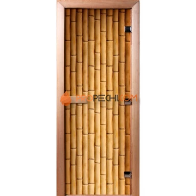 Дверь для бани DoorWood Фотопечать А019, 2100x900 мм