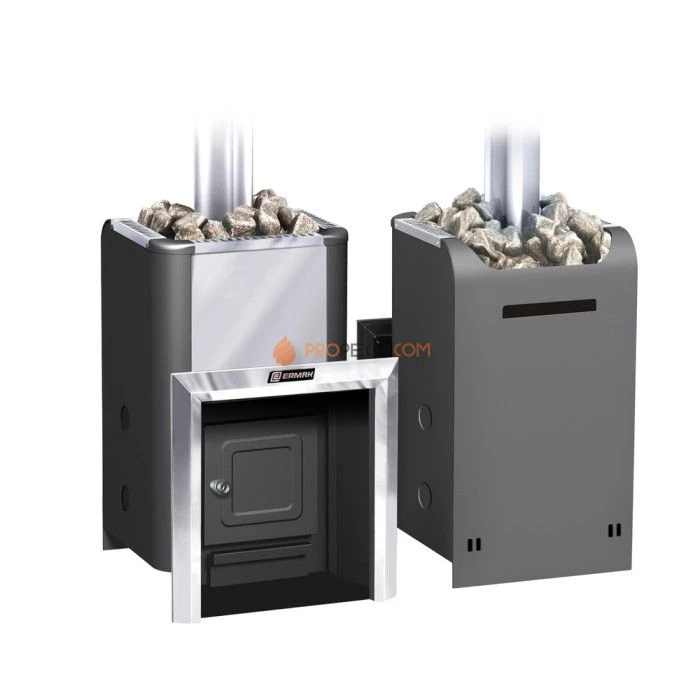 Газодровяная печь для бани Ермак Уралочка 12-Н