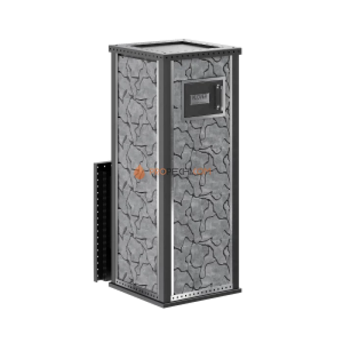 Дровяная печь для бани Klover RT 35-RV 310S ( Талькомагнезит, Design 03 )