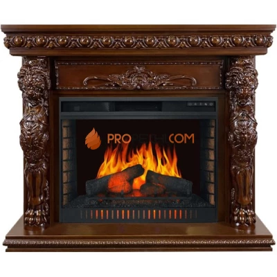 Каминокомплект Royal Flame Windsor - Темный дуб с очагом Vision 30 EF LED FX