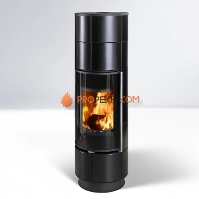 Печь-камин Thorma DELIA Extra Ceramic, черный/черный