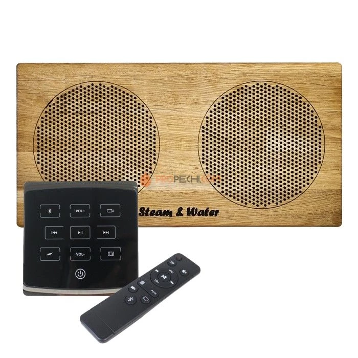 Комплект акустической системы встраиваемый SW 1 Black ECO Wood, двойной Прямоугольник (две колонки)