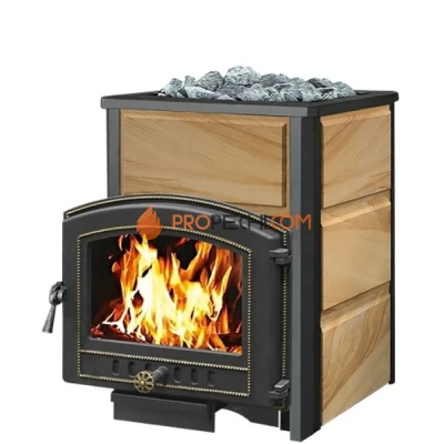 Чугунная печь для бани Везувий Легенда 16 (224) Песчаник