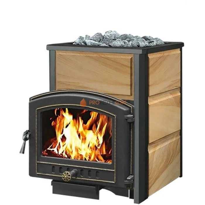 Чугунная печь для бани Везувий Легенда 16 (224) Песчаник