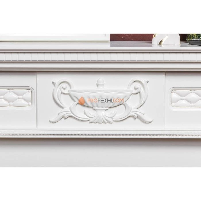 Каминокомплект Royal Flame Corsica - Слоновая кость с патиной с Электрическим очагом Royal Flame Emerald 28