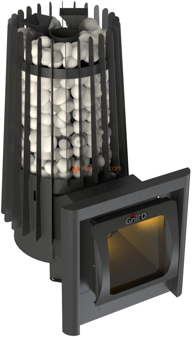 Банная печь Grill'D Cometa Vega 180 Long Window Max