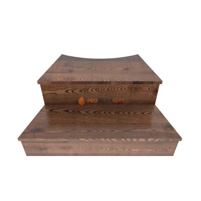 Подиум BentWood для купели лиственница морёная. сегмент 1/8