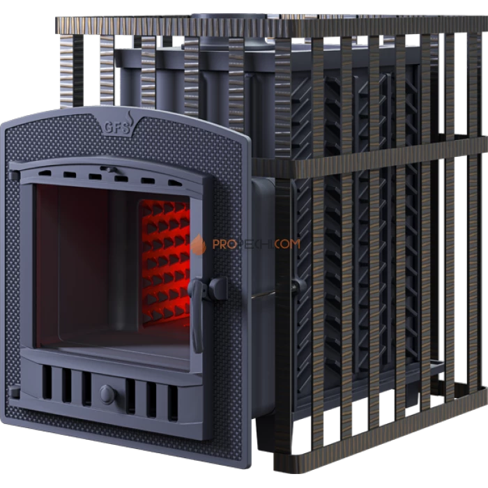 Чугунная печь для бани Гефест GFS ЗК 25П2 в сетке