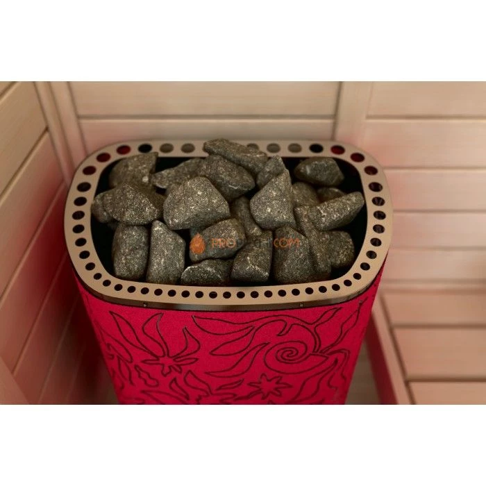 Электрическая печь SAWO Dragonfire Scandifire SCA-60NB-DRF-P-C 6 кВт (со встроенным пультом)