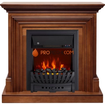 Каминокомплект Royal Flame Bradford - Орех с очагом Aspen Black