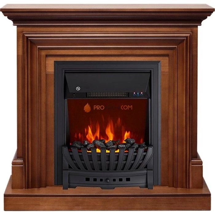 Каминокомплект Royal Flame Bradford - Орех с очагом Aspen Black