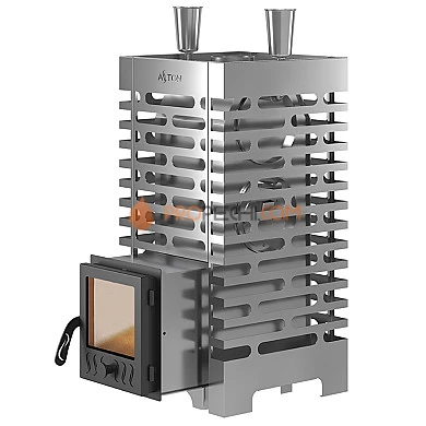 Печь для бани ASTON 20 INOX со стеклом