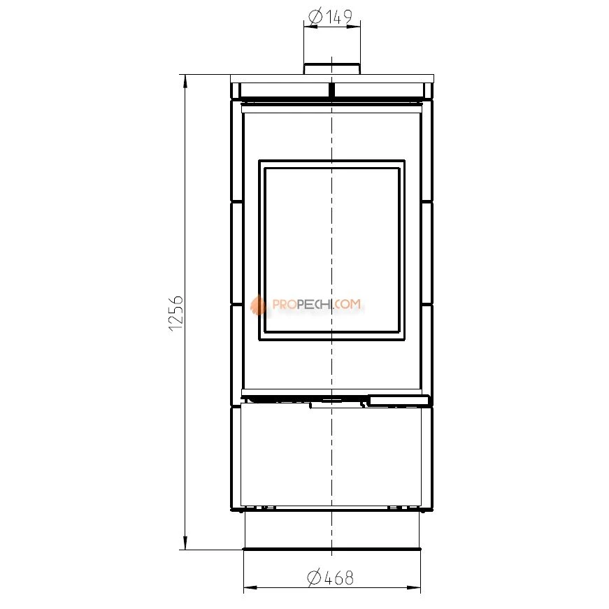 Печь-камин Thorma ANDORRA Plus Ceramic, белая