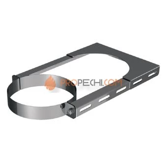 ЭЛЕМЕНТ КРЕПЛЕНИЯ К СТЕНЕ (РАЗДВИЖНОЙ) D115/210, ОЦИНКОВАННАЯ СТАЛЬ