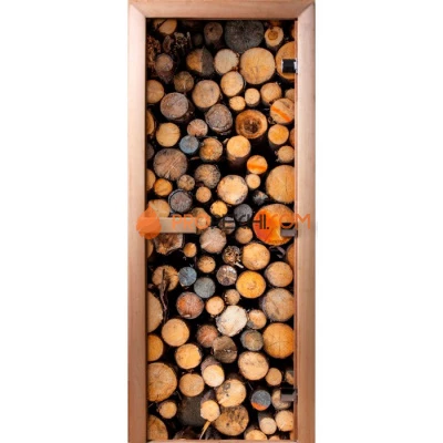 Дверь для бани DoorWood Фотопечать А045, 1900x600 мм