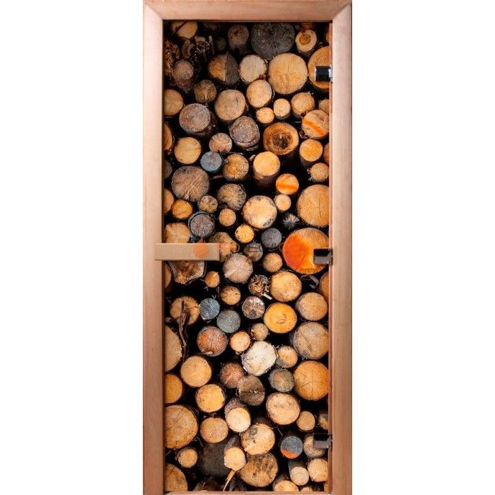 Дверь для бани DoorWood Фотопечать А045, 1800x700 мм