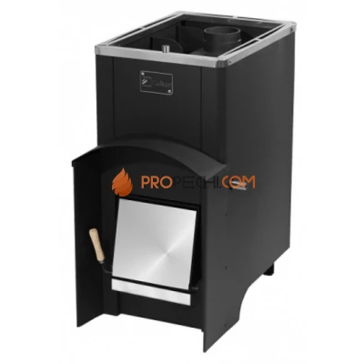 Дровяная печь для бани Вулкан Эльбрус 20 Стандарт с теплообменником