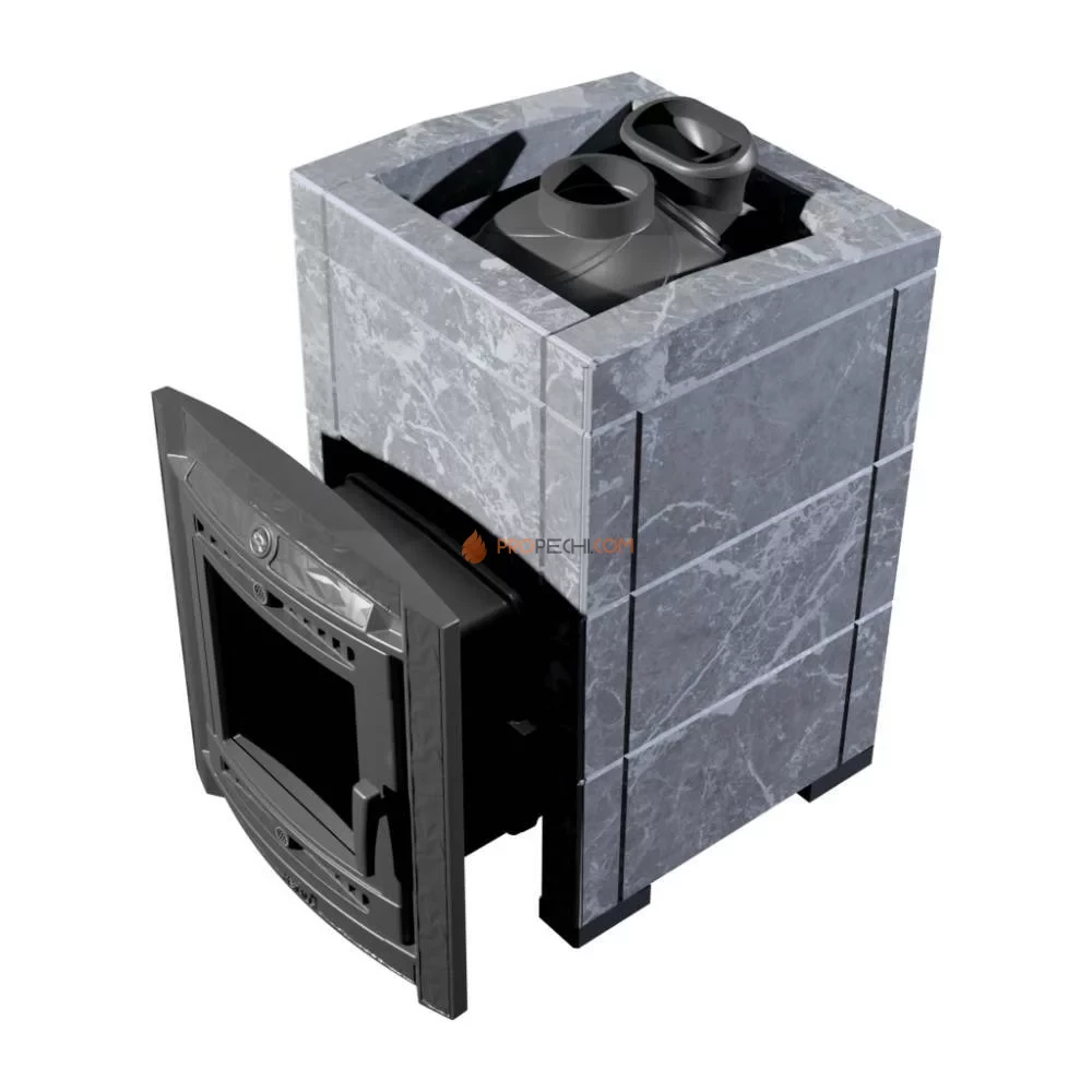 Печь банная "Атмосфера L" в облицовке "Талькохлорит"