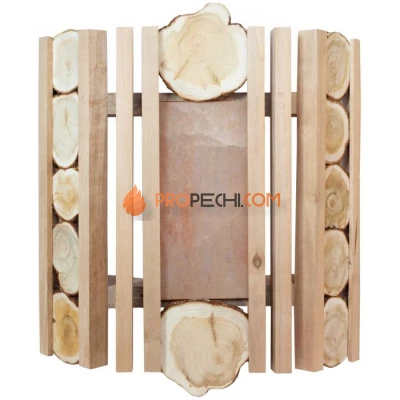 Абажур из можжевельника с гималайской солью