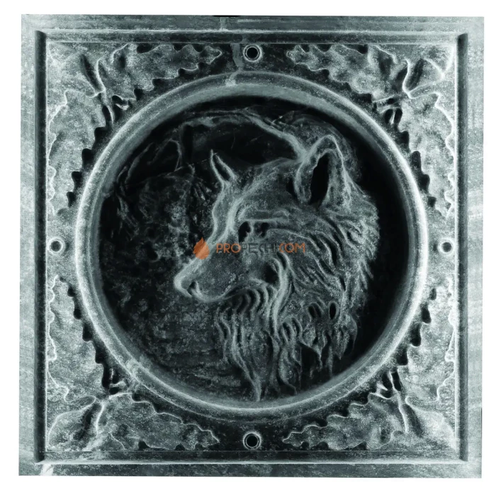 Изразец Волк 209 Talc