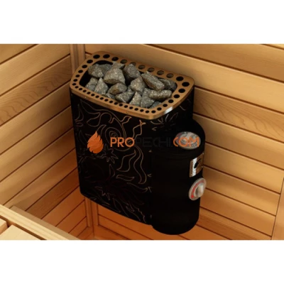 Электрическая печь SAWO Dragonfire Scandifire SCA-90NB-DRF-P-C 9 кВт (со встроенным пультом)