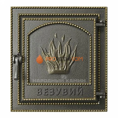 Дверка каминная 211 (бронза) 325x290 мм