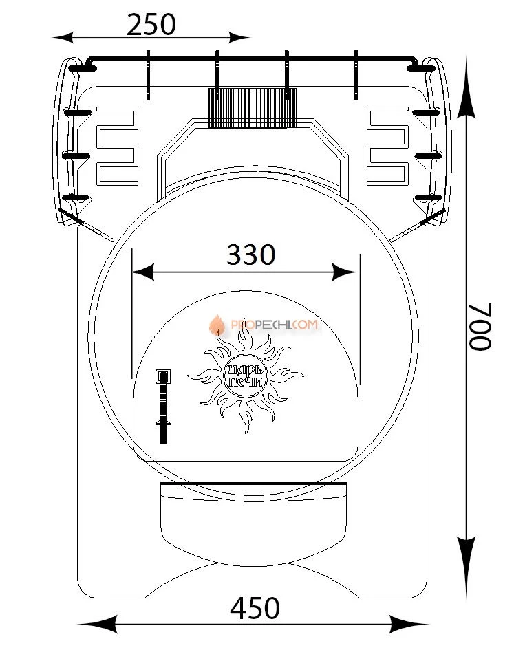 Банная печь Царь Печи Затея