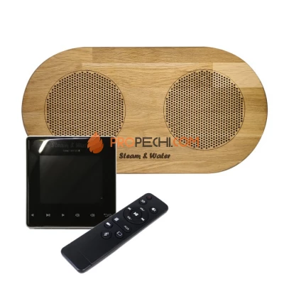 Комплект акустической системы встраиваемый SW 1 Black Standart Wood, двойной Овал (две колонки)