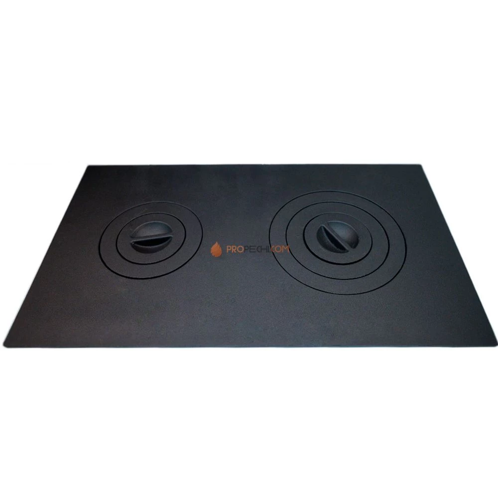 Плита чугунная Т202 с двумя конфорками