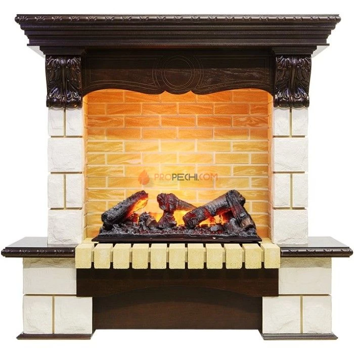 Каминокомплект Dimplex Pierre Luxe - Темный дуб / Шампань (Высота 1035мм) с очагом Cassette 600 NH